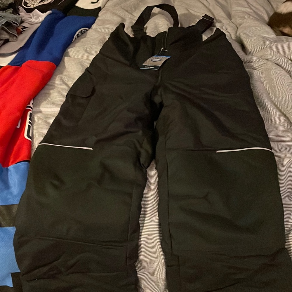 Youth large unisex Columbia bibbed snow pants